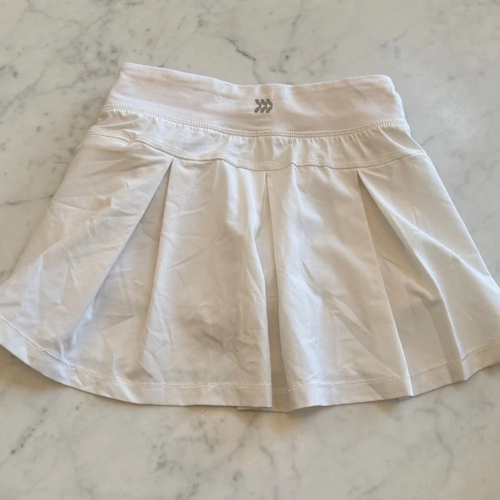 All in Motion Girls White Skort Size 6/7 Small Tennis Golf Athletic